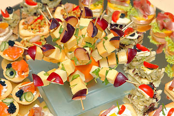 Image showing Canapes