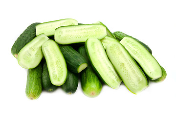 Image showing cucumbers