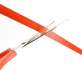 Image showing red ribbon