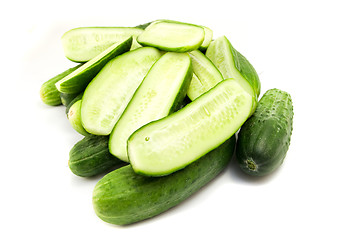 Image showing cucumbers