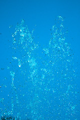 Image showing The gush of water of a fountain