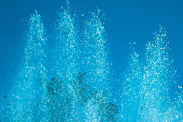 Image showing The gush of water of a fountain