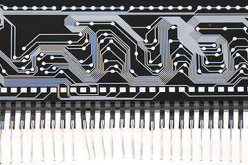 Image showing electronic circuit texture