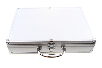 Image showing small aluminum suitcase