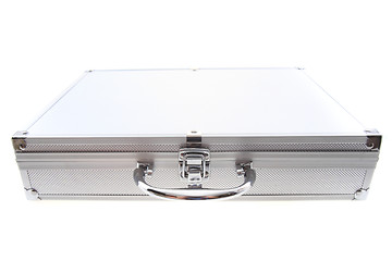 Image showing small aluminum suitcase