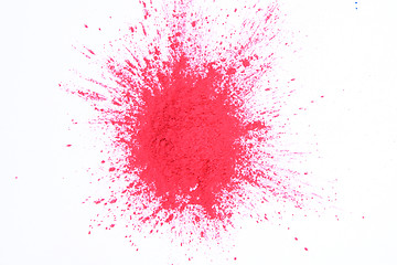 Image showing magenta toner powder