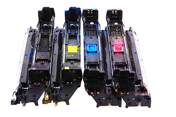 Image showing color cmyk toners