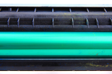 Image showing detail of printer laser roller