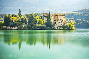 Image showing Castel Toblino in Italy