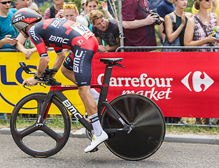 Image showing The Cyclist Damiano Caruso - Tour de France 2015