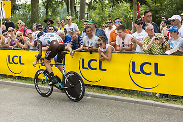 Image showing The Cyclist Johan Vansummeren - Tour de France 2015