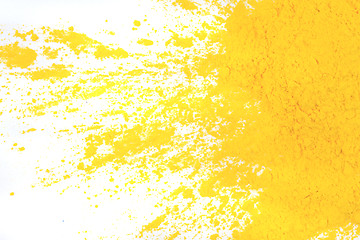 Image showing yellow toner powder