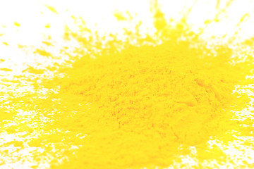 Image showing yellow toner powder