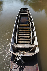 Image showing old wooden boat