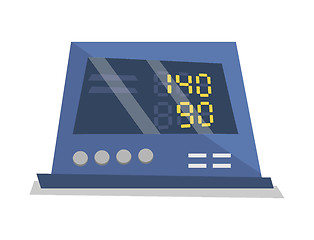 Image showing Medical digital tonometer vector illustration.