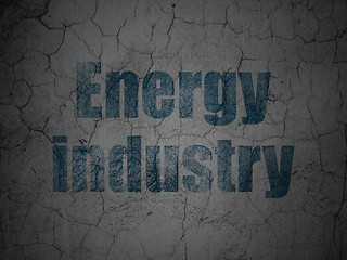 Image showing Industry concept: Energy Industry on grunge wall background