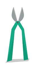 Image showing Garden pruner vector illustration.