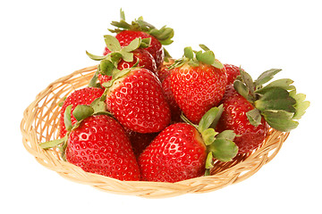 Image showing Fresh ripe strawberries