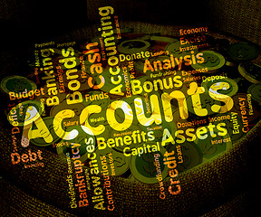 Image showing Accounts Words Means Balancing The Books And Accounting