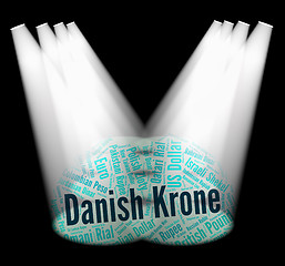 Image showing Danish Krone Represents Foreign Currency And Banknote