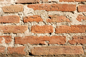 Image showing Red bricks wall