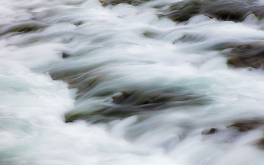 Image showing Close-up view of a water fall