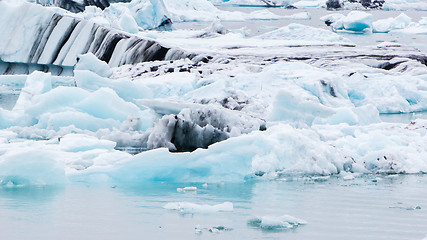 Image showing Jokulsarlon is a large glacial lake in southeast Iceland