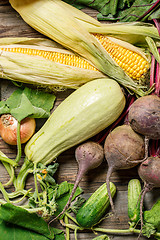 Image showing Organic fresh vegetables