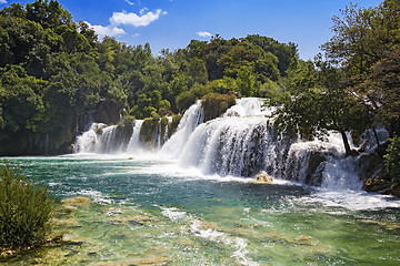 Image showing Waterfalls Krka