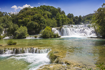 Image showing Waterfalls Krka