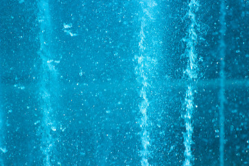 Image showing The gush of water of a fountain