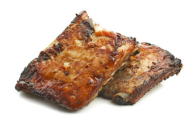 Image showing grilled pork ribs