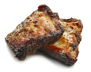 Image showing grilled pork ribs