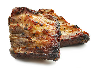 Image showing grilled pork ribs