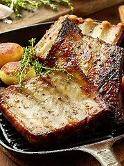 Image showing grilled pork ribs