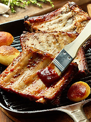 Image showing grilled pork ribs