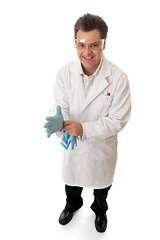 Image showing Doctor or scientist preparing