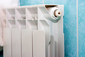 Image showing White radiator