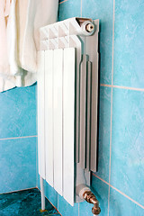 Image showing White radiator