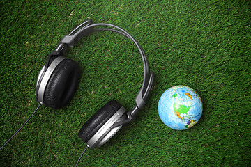 Image showing Global audio communication