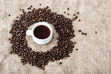 Image showing the coffee grains