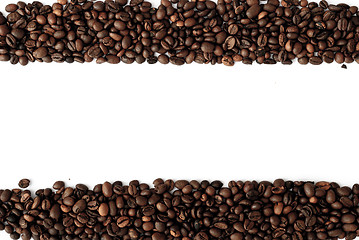 Image showing coffee grains,abstract, dark