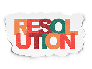 Image showing Law concept: Resolution on Torn Paper background