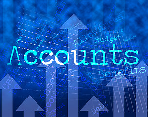 Image showing Accounts Words Indicates Balancing The Books And Accounting