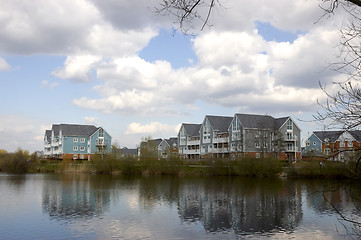 Image showing Lake houses