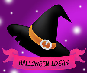 Image showing Halloween Ideas Means Trick Or Treat And Autumn