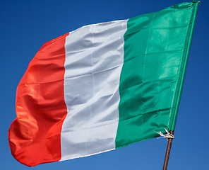 Image showing Flag Italy Closeup