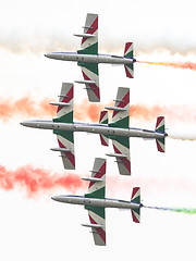 Image showing LEEUWARDEN, THE NETHERLANDS-JUNE 11, 2016: Italian aerobatic tea