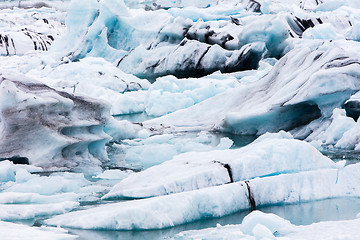 Image showing Jokulsarlon is a large glacial lake in southeast Iceland