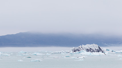 Image showing Jokulsarlon is a large glacial lake in southeast Iceland